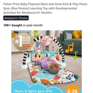 new fisher price play mat and piano